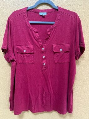 J.Jill Women's Short Sleeve Shirt Plus Size 2X - J Jill